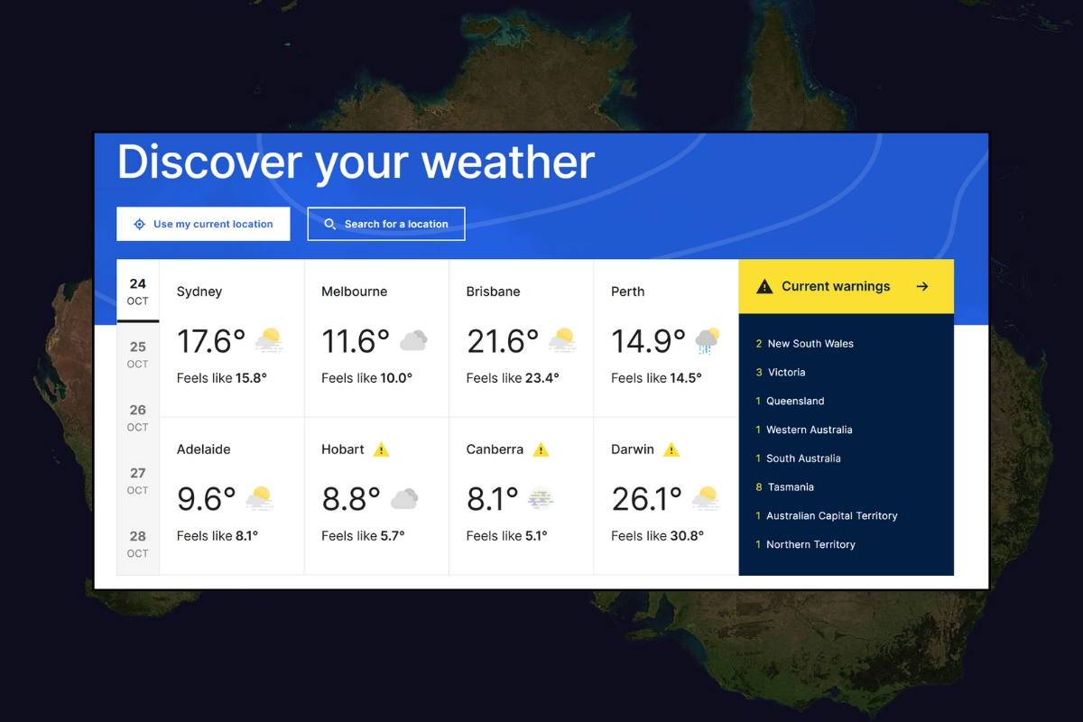 Article image for ‘Not everybody hates it’ – Weather Bureau defends new website