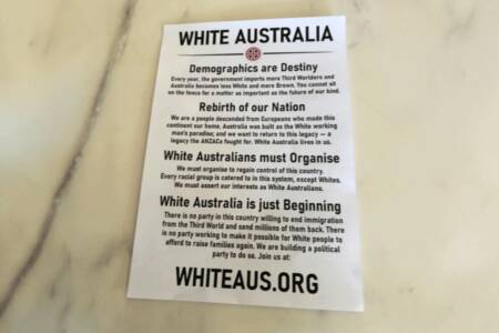 EXCLUSIVE – Neo Nazi flyers dropped in letterboxes