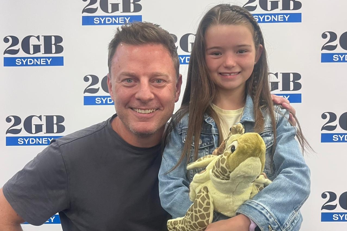 Article image for ‘You’re a star’ – Ben meets 9-year-old cancer survivor McKenzie