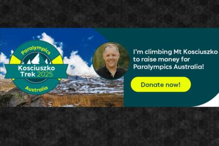 Support 2GB’s Luke Davis as he climbs Mt Kosciuszko for Paralympics Australia!