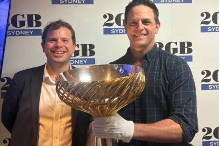 ‘A work of art’ – United Cup Director brings iconic silver and gold trophy to studio