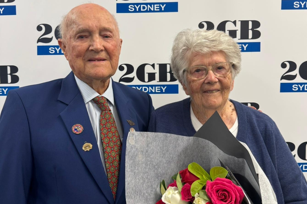 Article image for ‘100 not out’ – Listener Ron and wife Daisy celebrate magical milestone