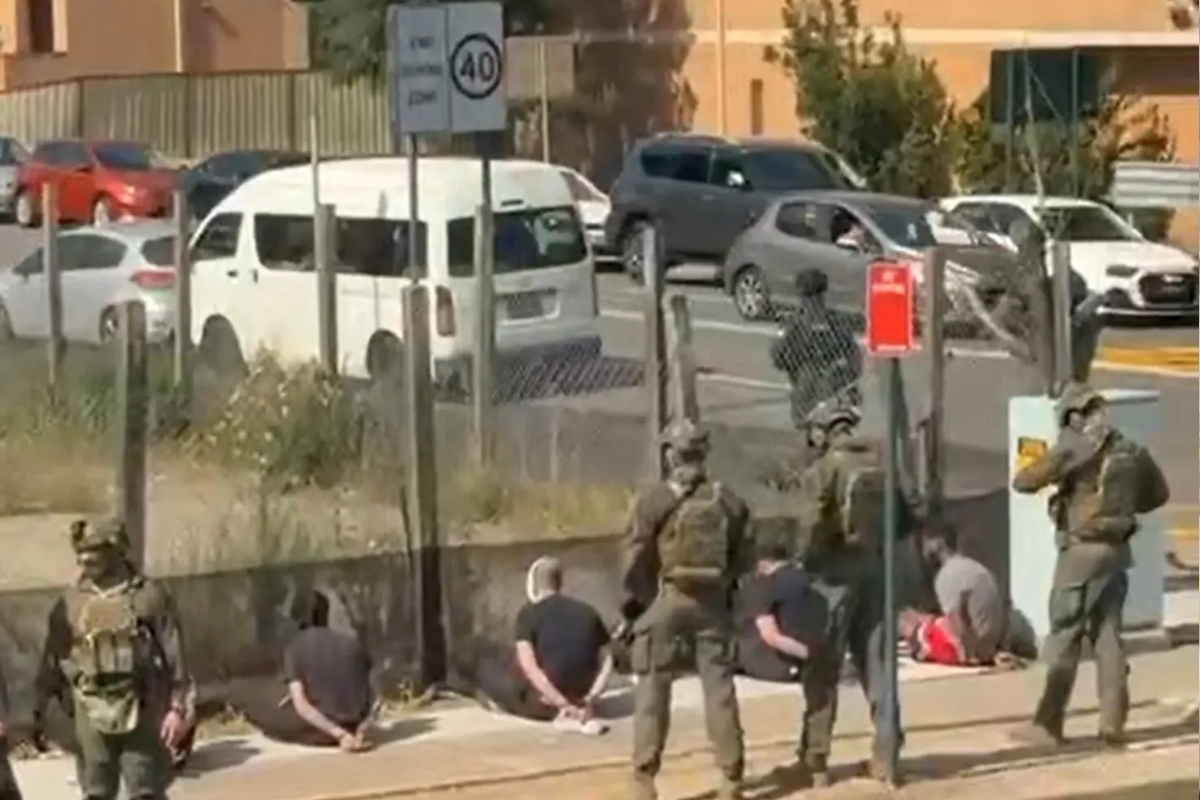 Article image for ‘Scary scenes’ – Heavily armed police make dramatic arrests