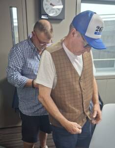 Murray Olds with Vest