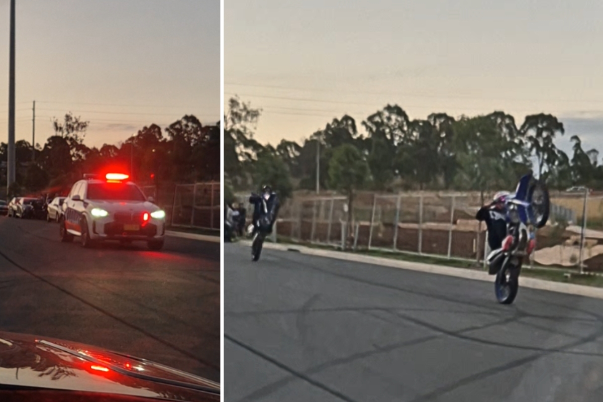 Article image for ‘Wild stunts’ – Kids on trail bikes cause chaos