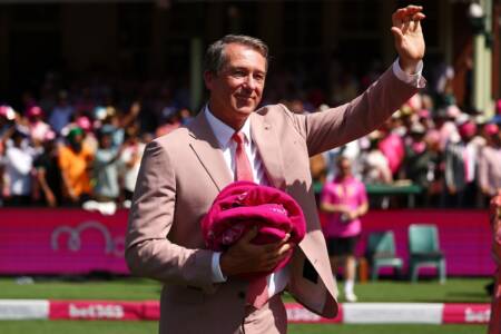 The SCG turns pink for this years Jane McGrath Day