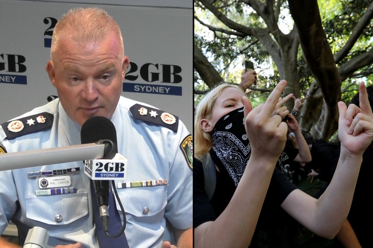 Article image for ‘F*ck the pigs’ – Police boss responds to offensive protest chants