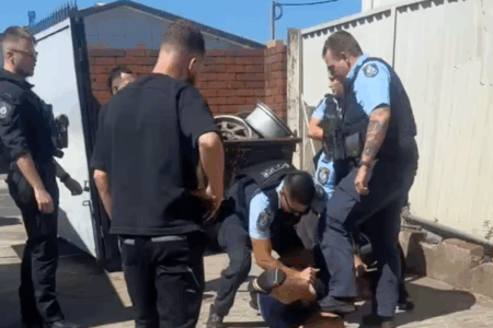 EXCLUSIVE – Man arrested after dramatic police chase in South-West Sydney