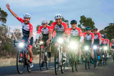 ‘Support here’ – Donate to 500km charity ride for disadvantaged kids
