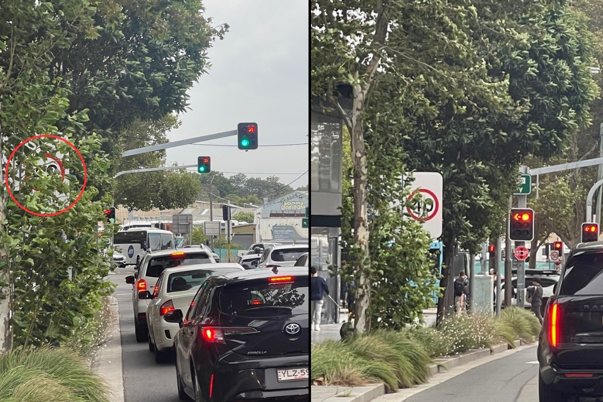 Article image for ‘Sneaky sign’ – Should drivers be fined for speeding in this area?