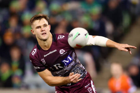 ‘Focusing on us’ – Manly hooker Jake Simpkin on facing off against DCE