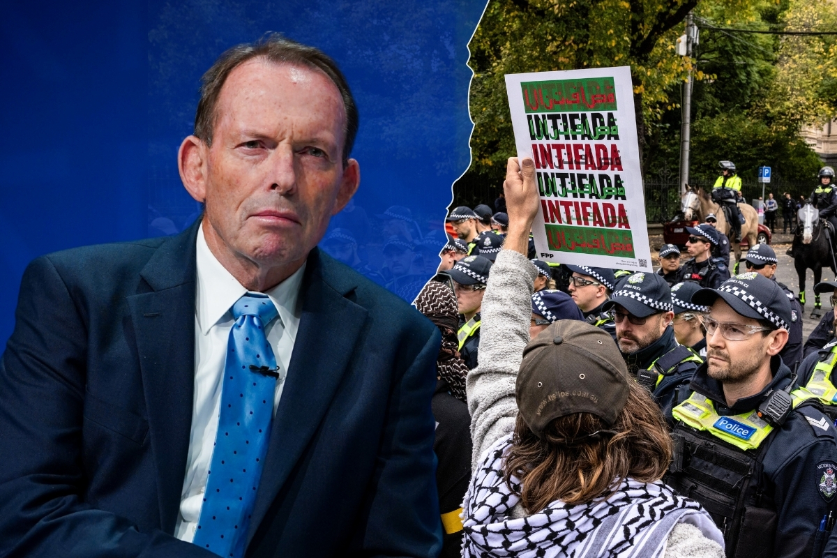 Article image for ‘Cancel it’ – Tony Abbott unleashes on intifada event