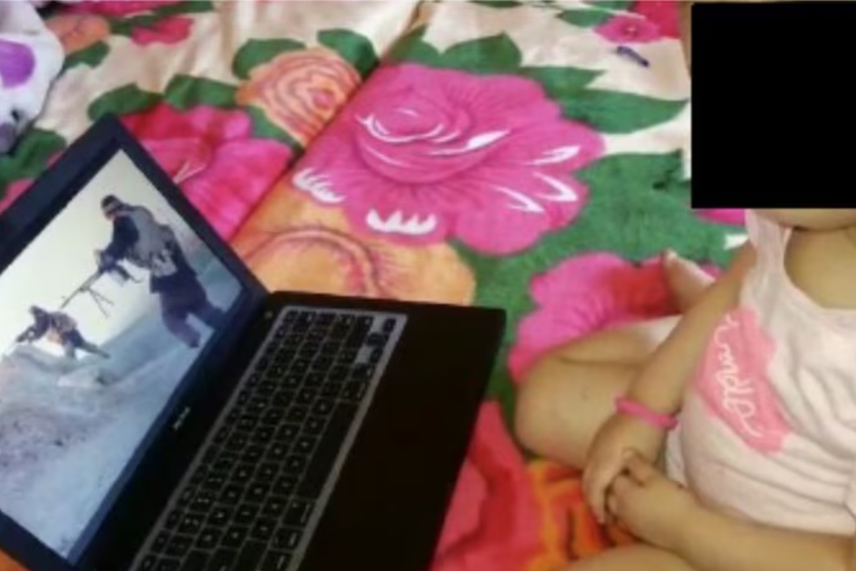 Article image for ‘Caught on tape’ – ISIS bride busted brainwashing kids