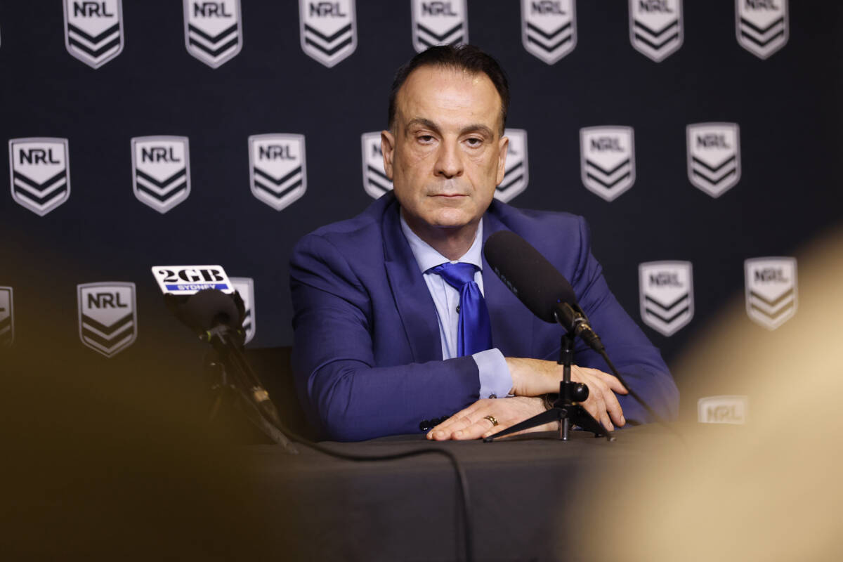 Article image for V’landys reveals how the new broadcasting deal secures the future of the NRL