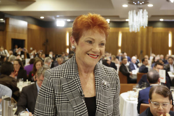 'Proof it works' - Pauline Hanson proves you don't need gender quotas