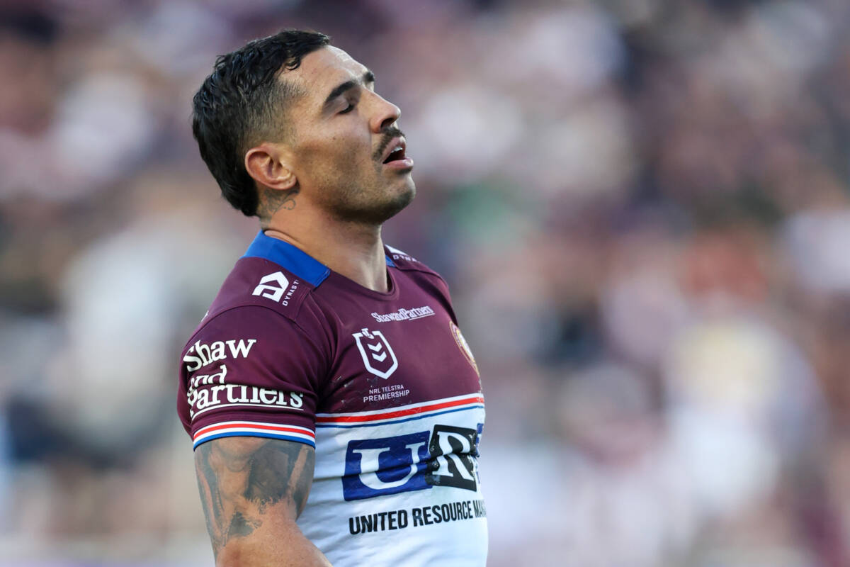 Article image for ‘Pretty simple stuff’ – Manly halfback concedes they’re letting themselves down