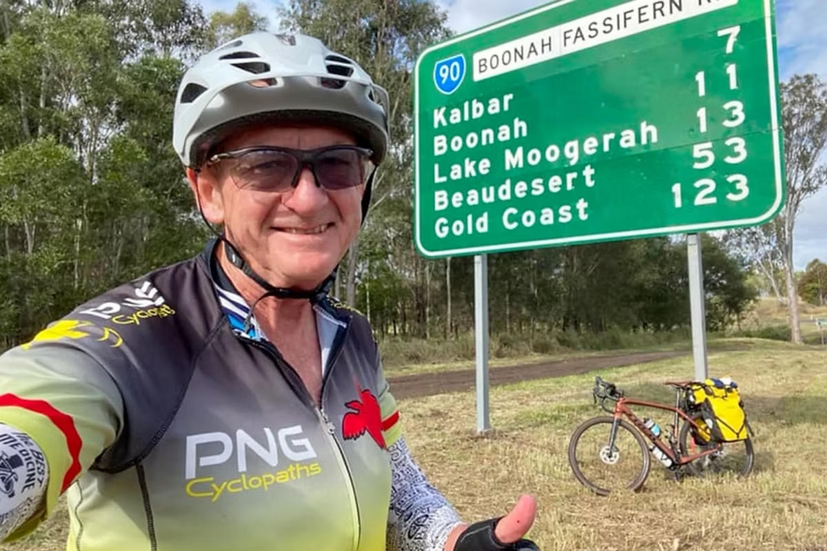 Article image for ‘Supporting veterans’ – 72-year-old’s monster cycle for Aussie soldiers
