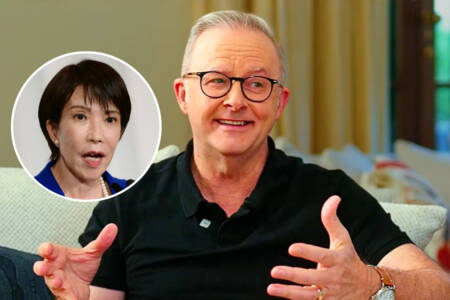 ‘Busted’ – Japan whacks Albo over boob joke