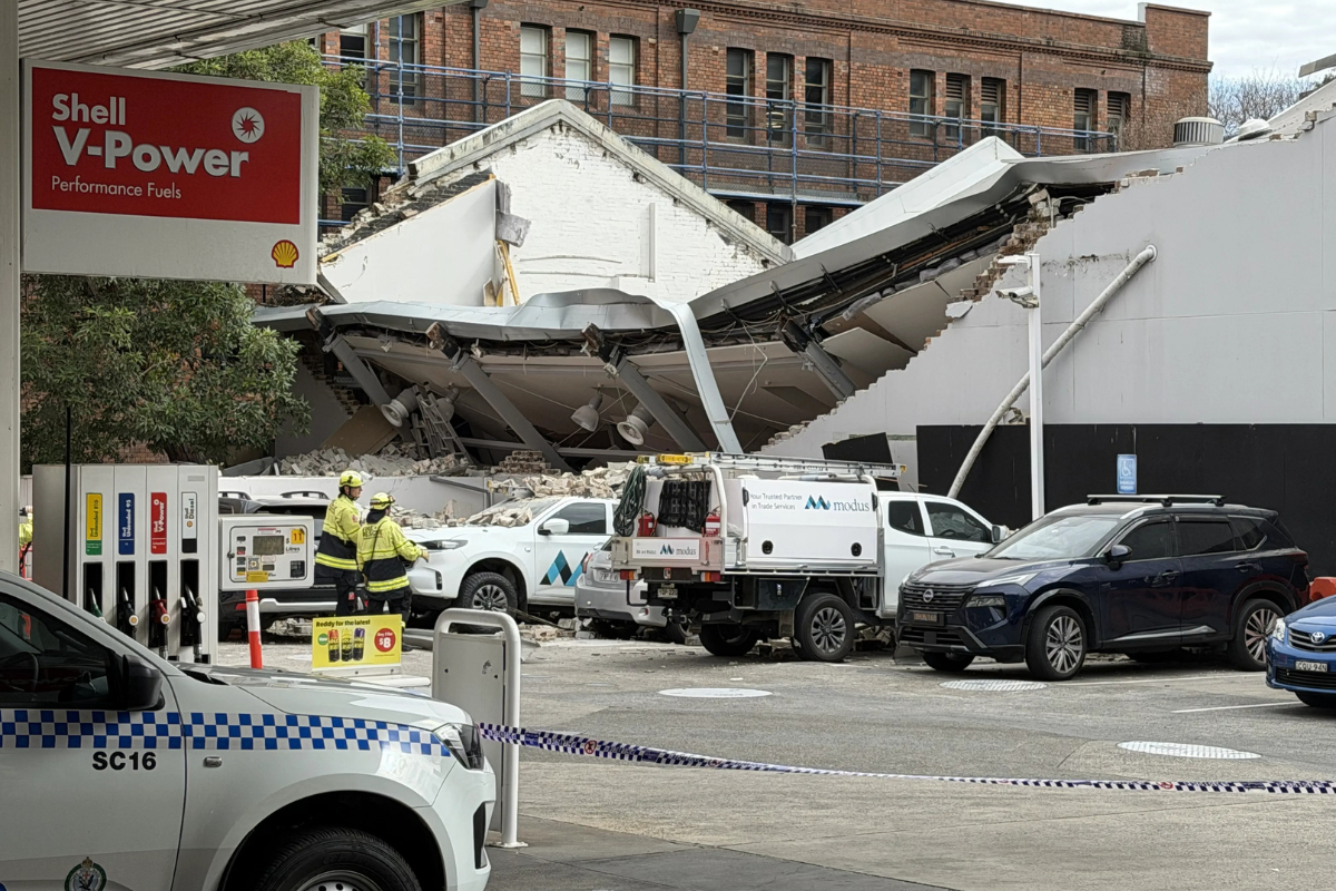 Article image for Seven injured after wall collapses in inner Sydney