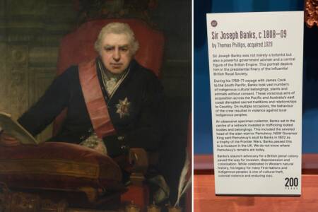 EXCLUSIVE – State Library blasted over Joseph Banks painting