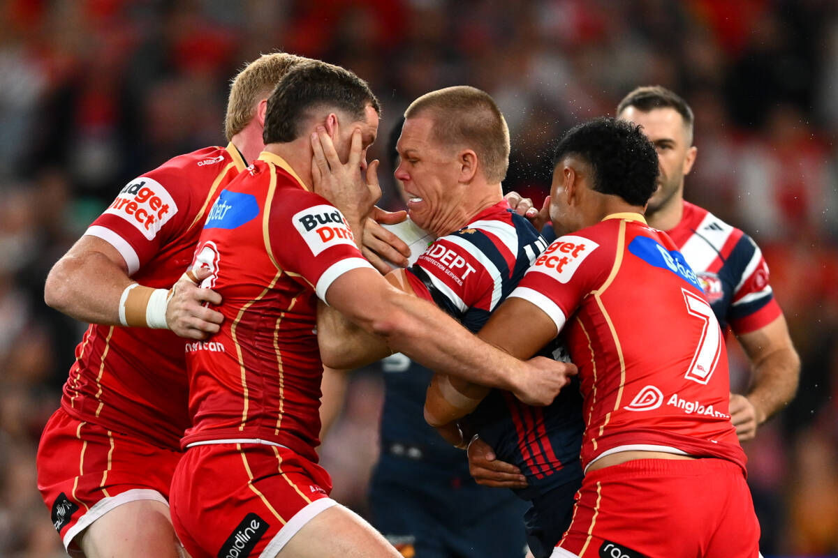 Article image for Roosters power past Dolphins into the Big Dance