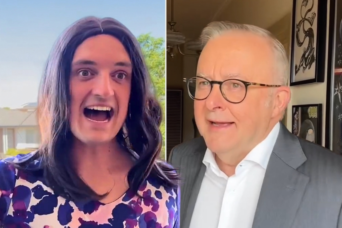 Article image for ‘No joke’ – Anthony Albanese films another comedy skit