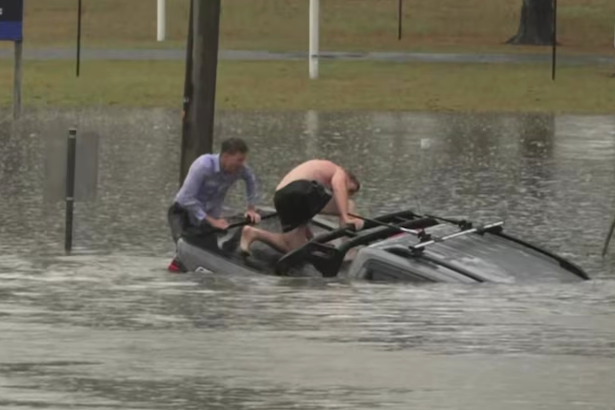 Article image for ‘Sprung into action’ – Reporter’s heroics in Queensland floods