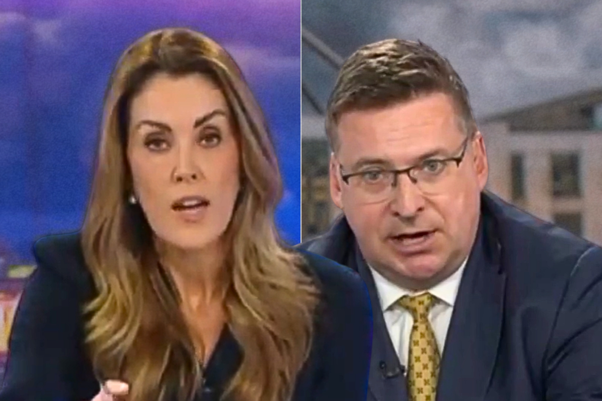 Article image for ‘You’re a d*ck’ – TV hosts clash in on air blow up