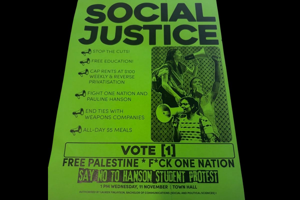 Article image for EXCLUSIVE – Levy blasts student protesters’ ‘disgraceful’ flyer