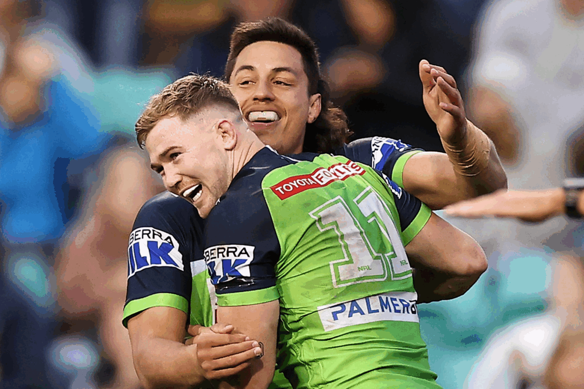 Article image for Raiders captain Joseph Tapine opens up on Hudson Young’s future