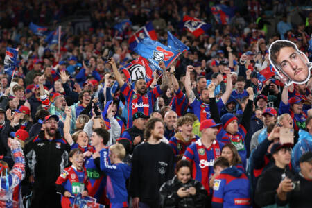 Car collides with Knights fans farewelling team bus ahead of Grand Final